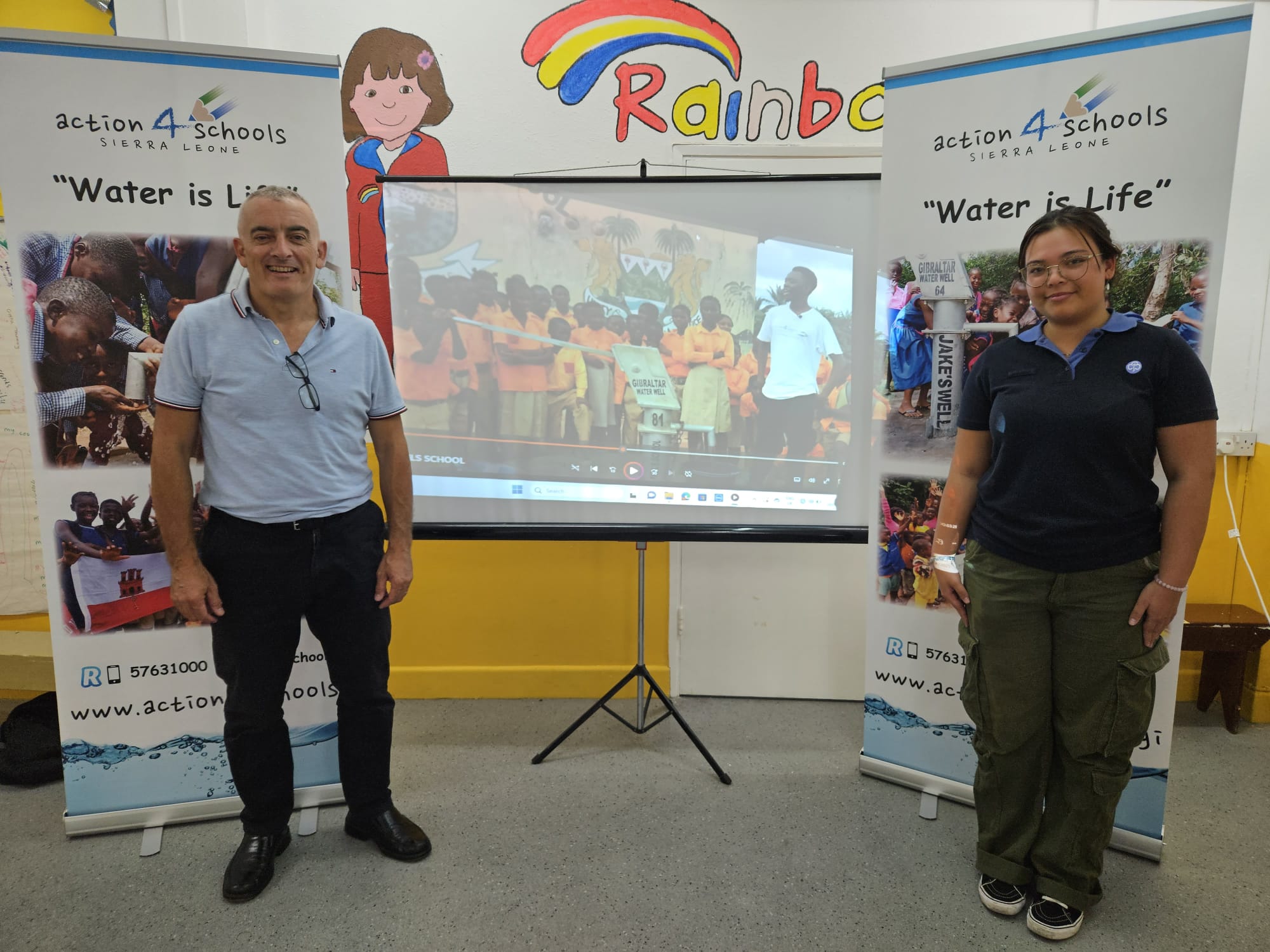Lili Mae Cruz organised the presentation and researched the water topic as part of her Girl Guides Badge