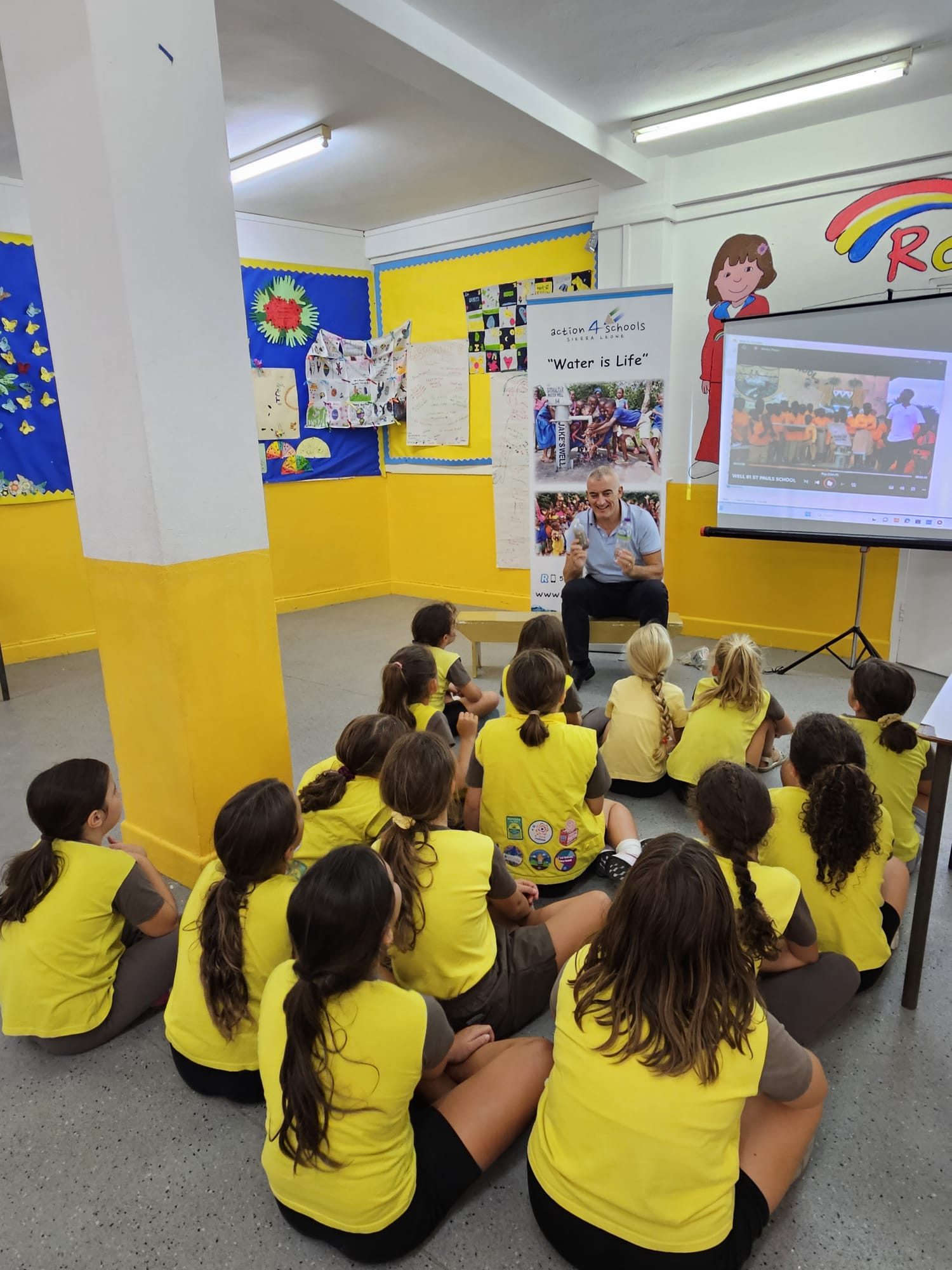 The Brownies pack raised £100 which will pay a year's worth of water for a school in Regent Village, Sierra Leone. Thank you !