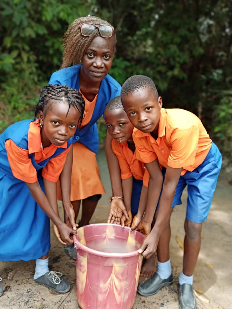 Harieelin Academy School - Roll 40 pupils - Macomba Village - This is the sad and dangerous reality for many children.... no access to safe, clean water. Please help us put a stop to this by supporting our water well projects ! Thank you.