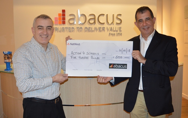 Abacus £500 Donation - Chronicle - Copy