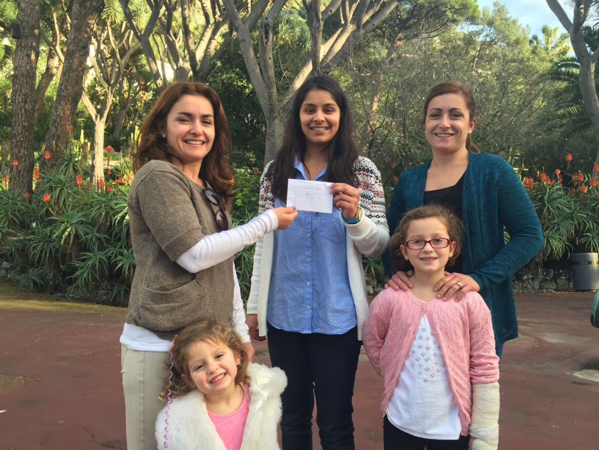 Meenal Cheque Presentation December 2015