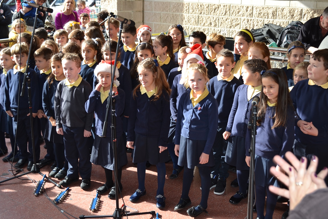 School Choirs Carol Singing for "ebola orphans appeal