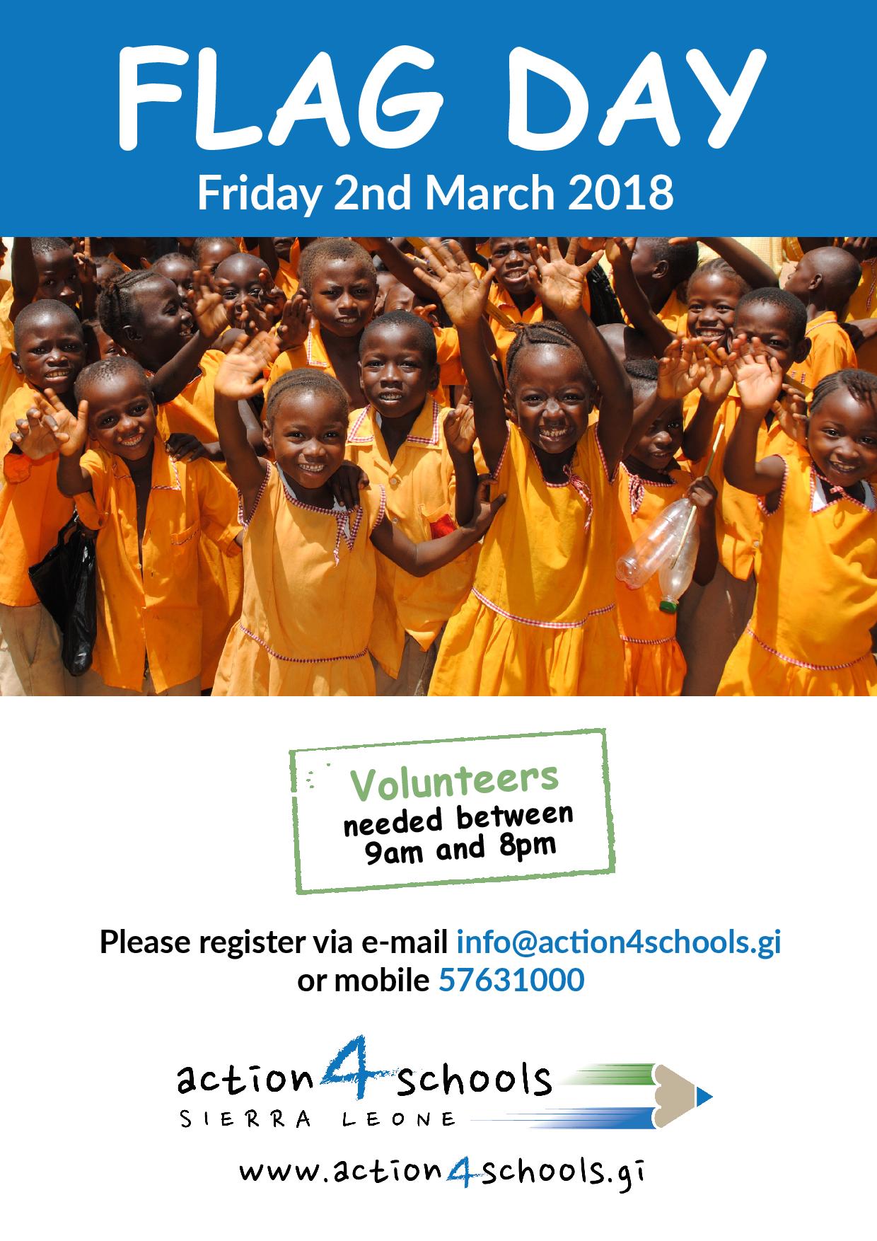 Flag Day 2nd March 2018