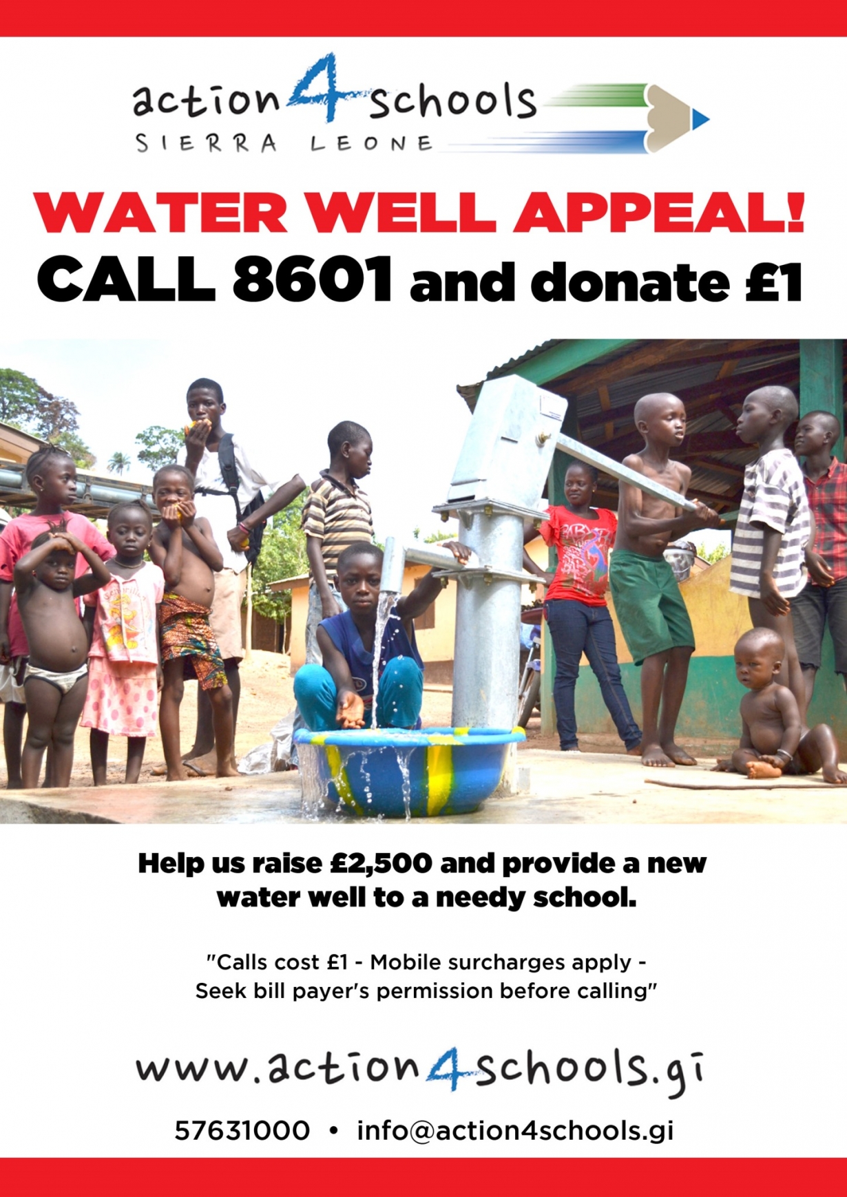 WATER WELL APPEAL 8601 -£2500