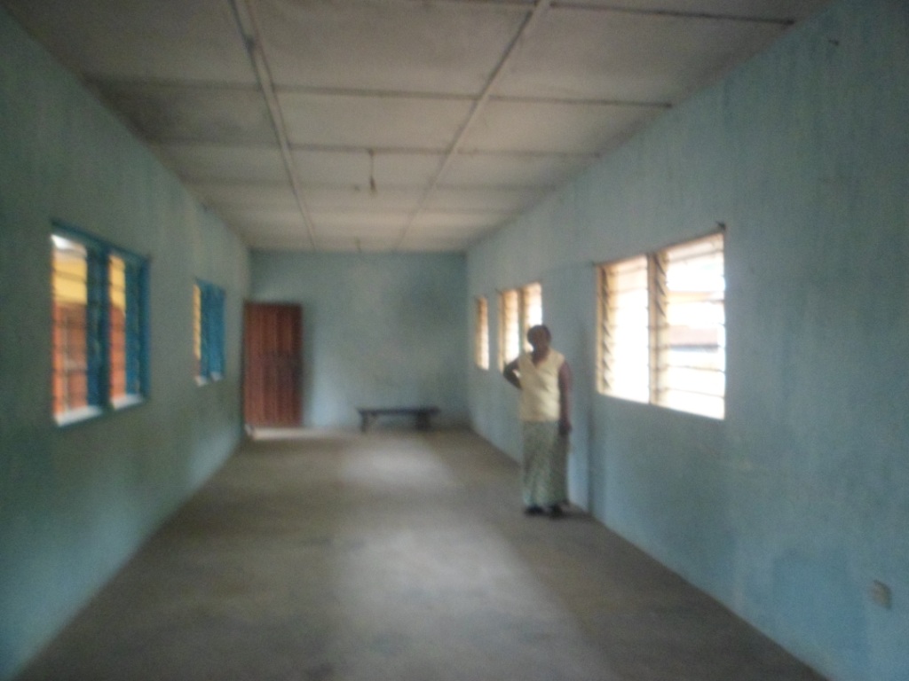 Inside of classroom before refublishment