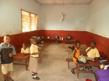 Nursery class before rehabilitation