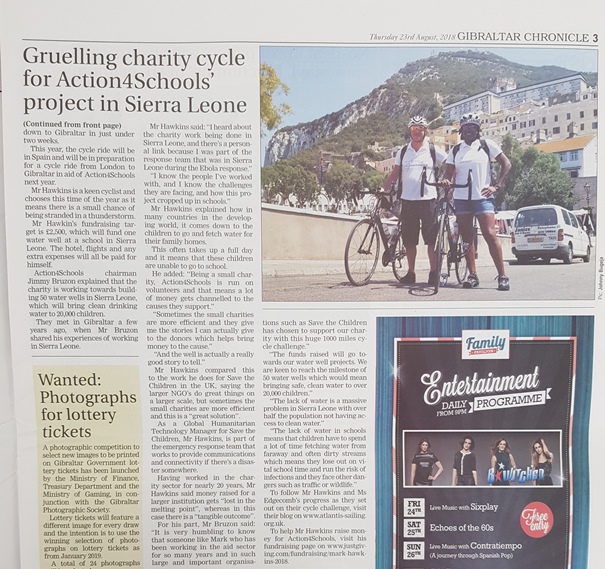 Page 3 Gibraltar Chronicle 23rd September 2018