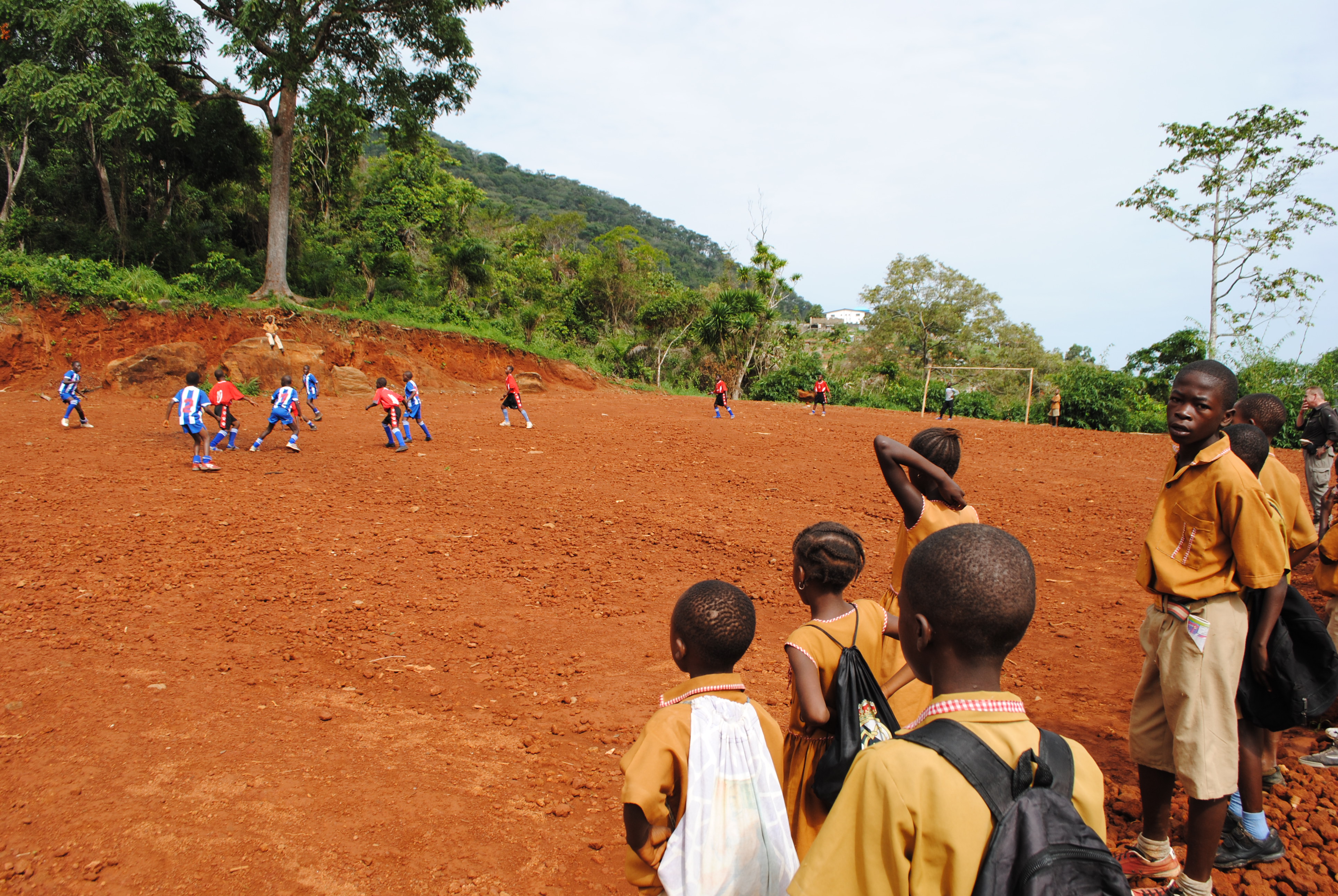 A football pitch and sports ground would transform Regent village and the children would benefit so much from this project.