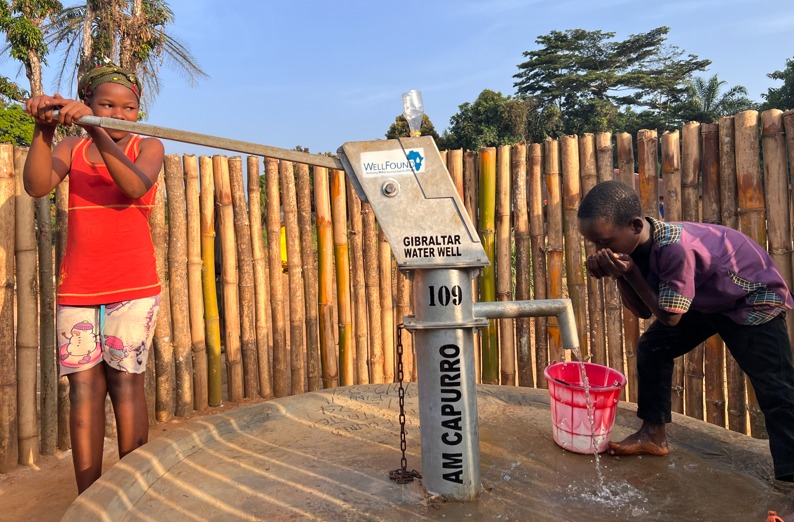 Water well 109 funded by AM Capurro (Gibraltar)